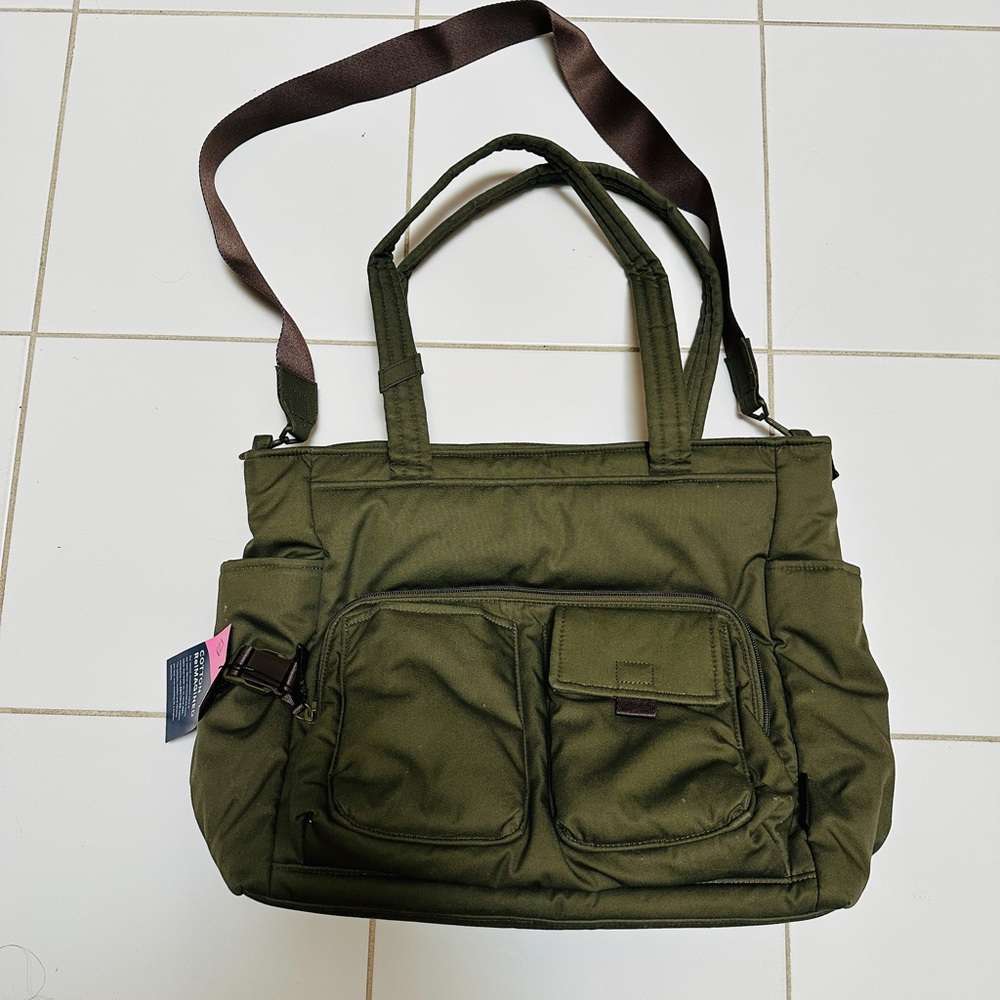 Vera Bradley Utility Tote Bag (Green)
